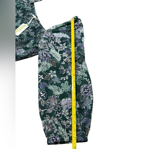 MARINE LAYER IVY SMOCKED DRESS IN FOREST FLORAL - Large - Picture 9 of 17